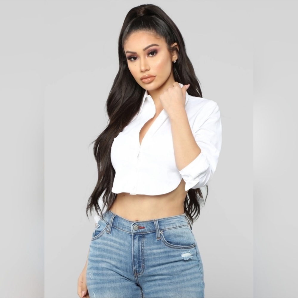 Fashion Nova Cater To You White Top